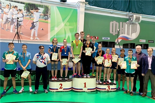 Разыграны медали чемпионата Чувашии по настольному теннису