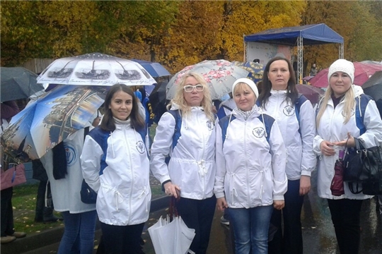 Сотрудники Госслужбы Чувашии – участники Всероссийского дня ходьбы