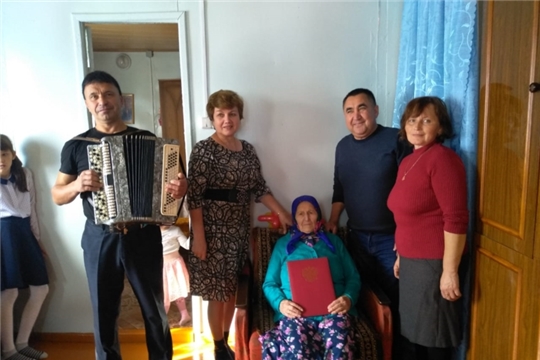 Жительница деревни Старое Муратово Ковалинского сельского поселения, труженица тыла, ветеран Великой Отечественной войны Лидия Ивановна Яковлева отметила 95-летний  юбилей