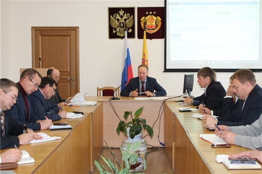 Заседание  Совета глав городского и сельских поселений Урмарского района
