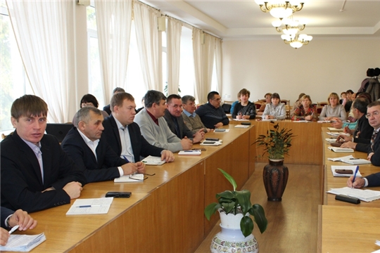 Заседание  Совета глав городского и сельских поселений Урмарского района