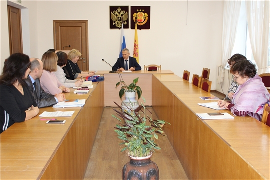 Заседание Комиссии по проведению Всероссийской переписи населения 2020 года на территории Урмарского района