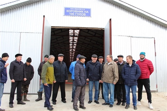 В КФХ «Иванов Н.А.» в торжественной обстановке состоялось открытие нового коровника на 100 голов крупного рогатого скота