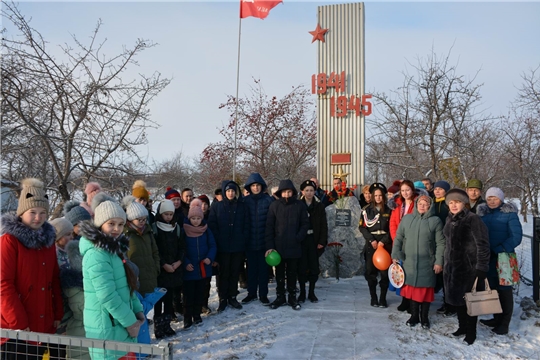 Торжественное мероприятие в деревне Кивсерт-Янишево в честь открытия новой дороги и 115-летия со дня рождения Героя Советского Союза Степана Илларионова