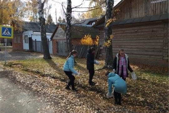 Экологический десант от гимназистов.