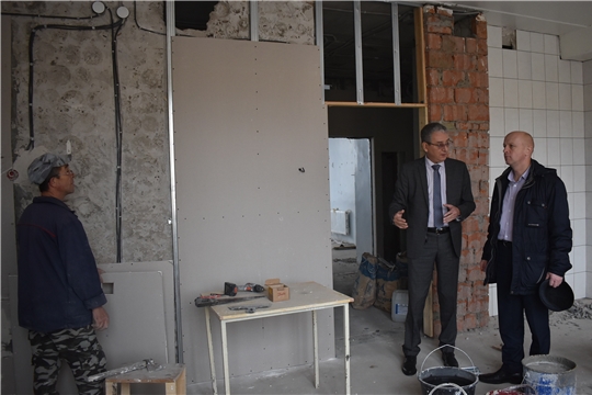 Рабочий визит в Ядринскую ЦРБ главы Ядринской районной администрации Чувашской Республики