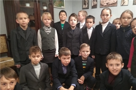 Учащиеся Балдаевской школы – участники акции «В музее о театре»