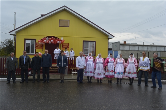 В Яльчикском районе торжественно открыли два фельдшерско-акушерских пункта