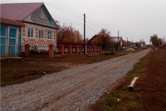 На территории Тюмеревского сельского поселения завершены ремонтные работы по щебенению грунтовых дорог
