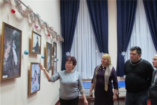 В рамках празднования юбилея художника К.Брюллова в Михайловском СДК прошла выставка картин Третьяковской галереи