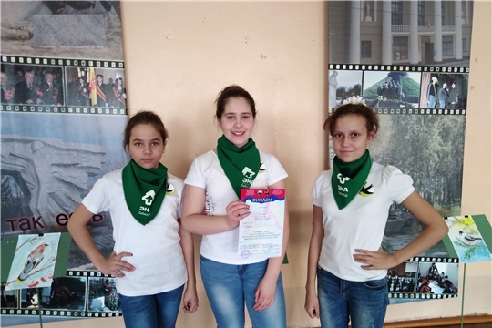 Команда Алтышевской средней школы - победители республиканского конкурса театрализованных экологических постановок