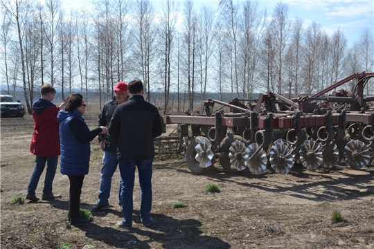 Современная агротехника на полях Алатырского района