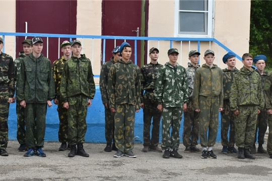В Аликовском районе стартовали 5-и дневные учебные сборы по основам военной службы для юношей 10-ых классов