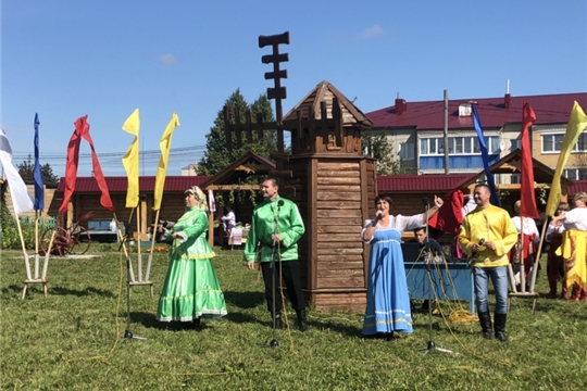 В этническом дворе "Культура и быт верховых чувашей" прошел праздник "Три спаса"