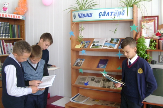В Аликовской детской библиотеке  провели информационно-познавательный час «Звездный сын Чувашии»