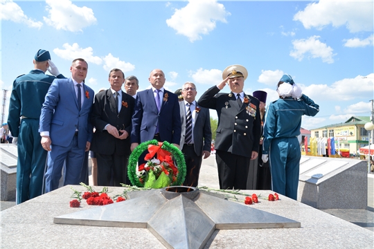 Празднование 74-й годовщины Победы в ВОВ в Батыревском районе