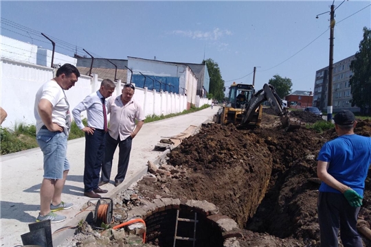 В селе Ишлеи Чебоксарского района идет строительство аллеи