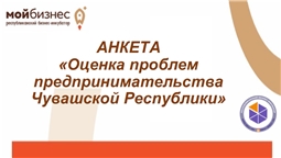 «Анкетирование по теме «Оценка проблем предпринимательства в Чувашской Республике»