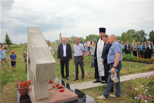 В д. Ураево-Магазь Чебоксарского района открыт памятник жертвам политических репрессий