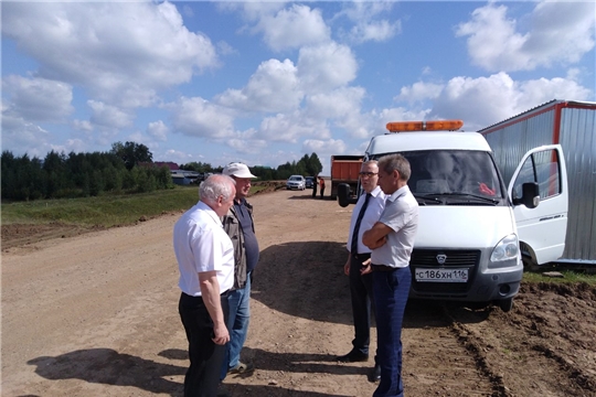 Министр транспорта и дорожного хозяйства ЧР посетил автомобильную дорогу «Кугеси-Икково-Тохмеево»