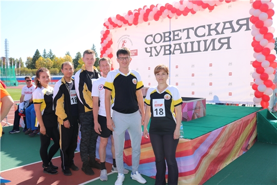 Команда Минстроя Чувашии приняла участие в Республиканской легкоатлетической эстафете газеты «Советская Чувашия»