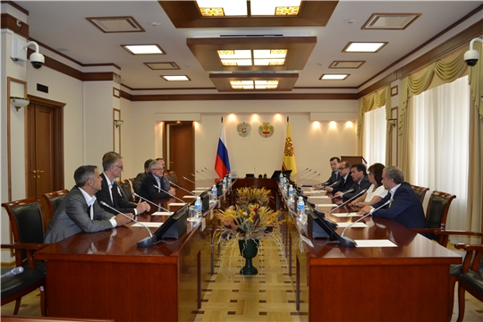 Председатель Кабинета Министров Чувашской Республики встретился с представителями фирмы Siemens AG