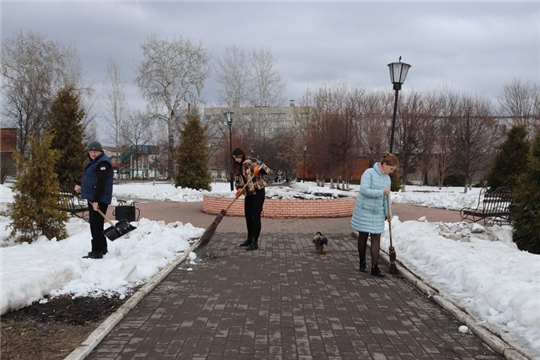 В Алатыре прошёл первый в этом году общегородской день санитарной культуры