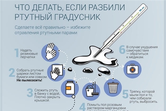 Что делать если разбился градусник