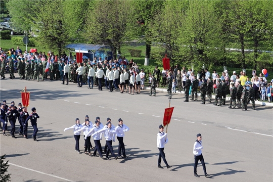 Парад юнармейцев в Алатыре