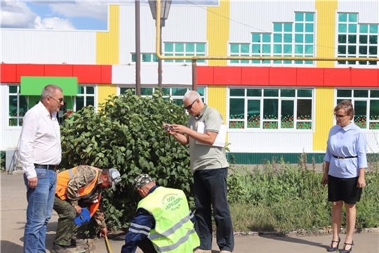 Инспектирование подготовительного этапа ремонта автомобильной дороги по ул. Юбилейная