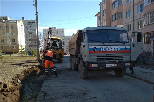 Во дворах Московского района г. Чебоксары начались работы по ремонту дорог