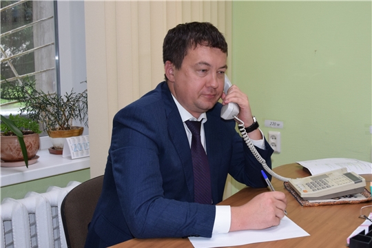 Глава администрации Московского района г.Чебоксары Андрей Петров провел «Прямую линию»