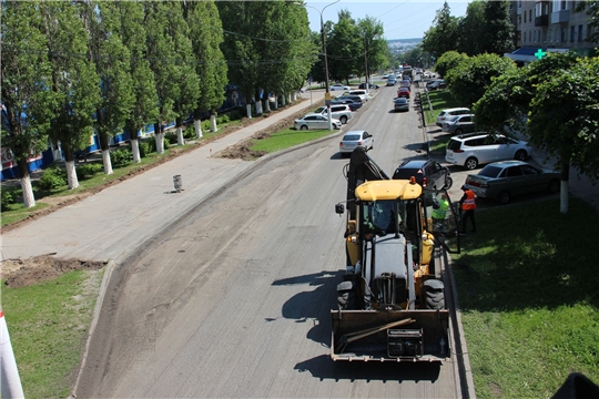 В Чебоксарах на четырех объектах начались работы по нацпроекту «Безопасные и качественные автомобильные дороги»