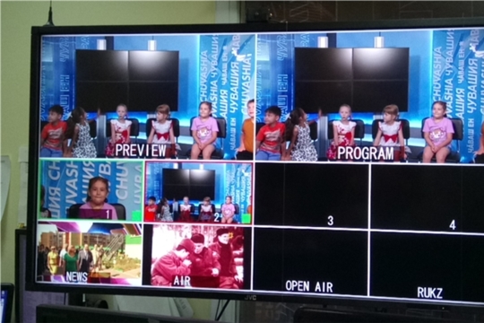 Чебоксарам - 550: воспитанники чебоксарского детского сада познакомились с работой Национальной телерадиокомпании Чувашии