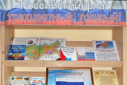 В преддверии Дня Государственного флага Российской Федерации, в библиотеках ЦБС г. Канаша развернуты книжные выставки