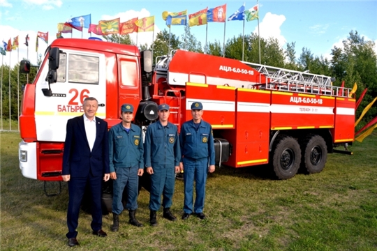 На службе огнеборцев села Батырево – новая пожарная техника