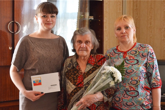 Участница Великой Отечественной войны Зинаида Матвеевна Кириченко отмечает 95-летний юбилей