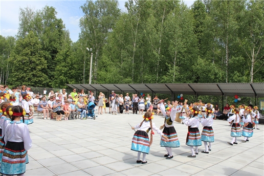 Праздничная концертная программа ознаменовала День России в Шумерле