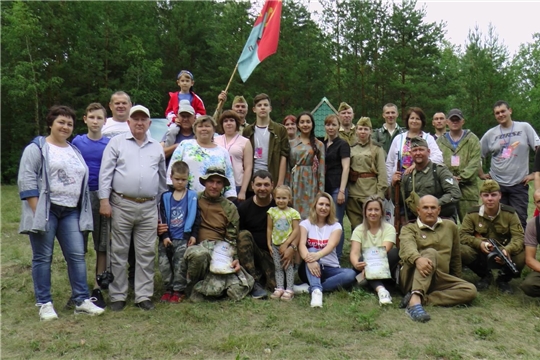 Сводный поисковый отряд г. Шумерля «Рубежи Победы» принял участие военно-исторической реконструкции «Высота 1943»