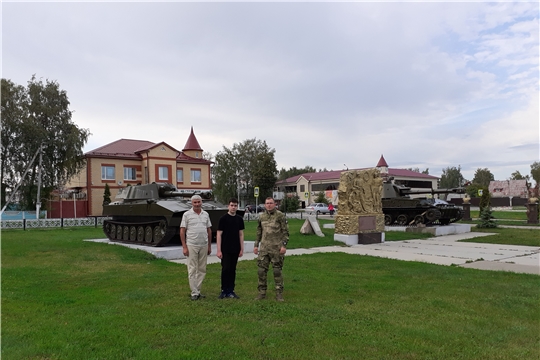 Шумерлинский поисковый отряд «Поиск» побывал у монументального комплекса погибшим воинам в Атяшево