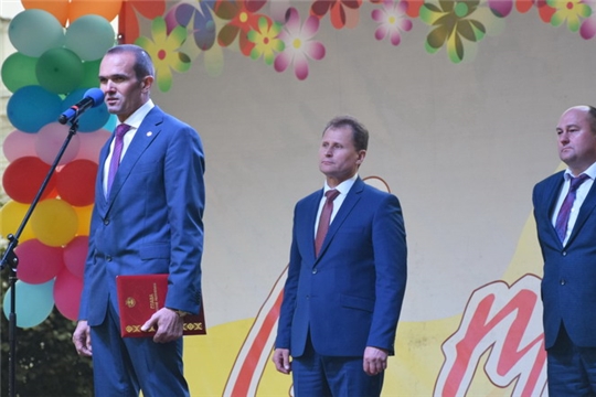 Глава Чувашской Республики Михаил Игнатьев поздравил Шумерлю с Днем города