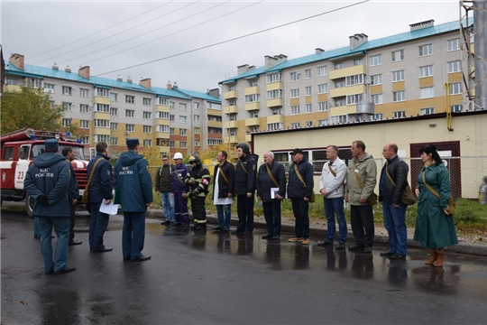 В ходе третьего этапа командно-штабной тренировки в Шумерле отработаны действия по ликвидации чрезвычайной ситуации, вызванной диверсионно-террористическим актом