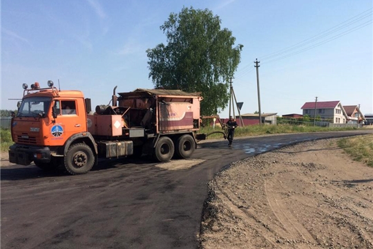 Ремонт муниципальной автодороги «Аниш»-Хормалы