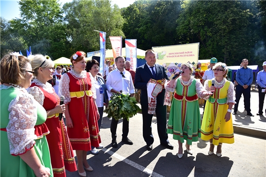 Делегация Ибресинского района приняла активное участие на праздновании Дня города Чебоксары