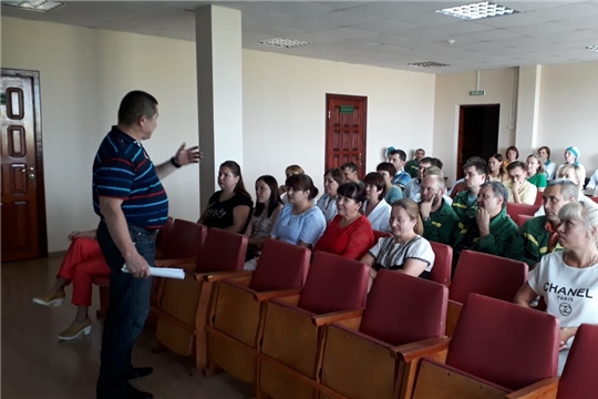 В Калининском районе продолжаются встречи в трудовых коллективах, посвященные 550-летию Чебоксар
