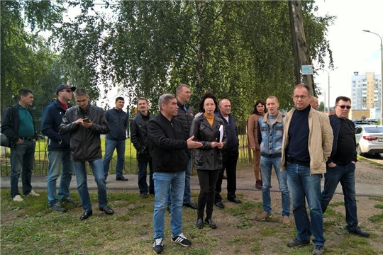 В поселке Альгешево г. Чебоксары прошел комиссионный обход территорий