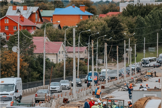 Глава администрации Чебоксар Алексей Ладыков проверил капремонт Сугутского моста