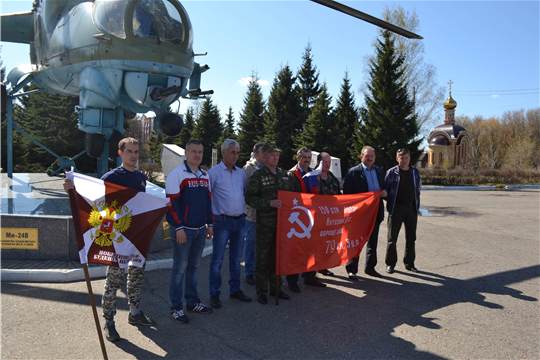 В Канашском районе состоялся  автопробег в честь 74-й годовщины Великой Победы