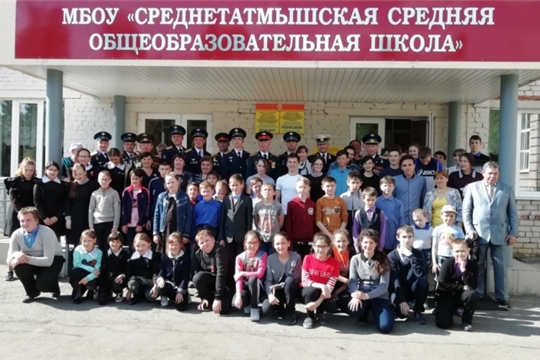 Товарищество офицеров "Сыны отечества" посетили деревню Средние Татмыши