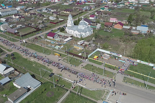 9 мая в Канашском районе с  высоты квадрокоптера